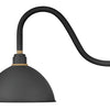 Foundry Dome LED Outdoor Lantern in Textured Black