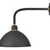 Foundry Dome LED Outdoor Lantern in Textured Black