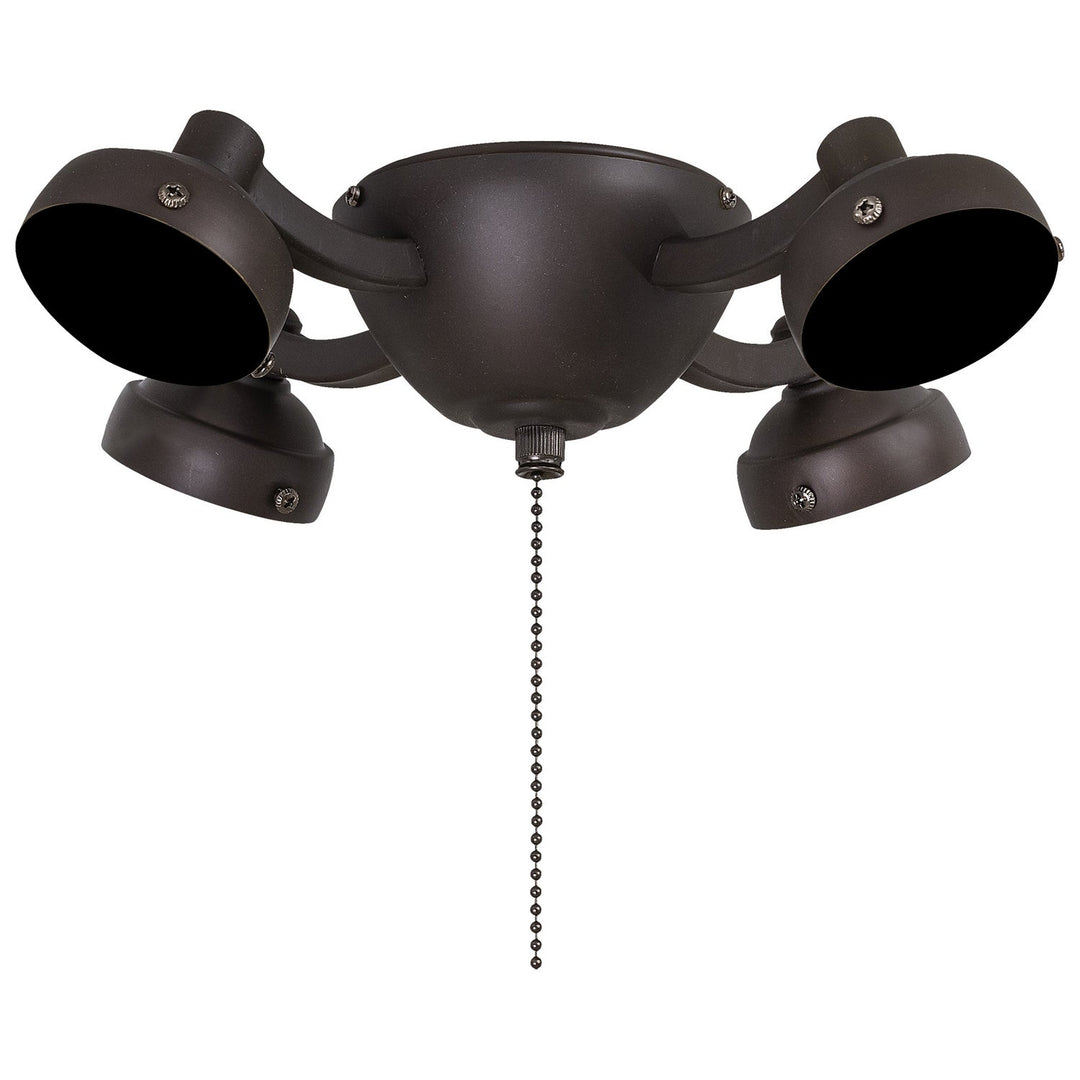 Four Light Fan Light Kit in Oil Rubbed Bronze