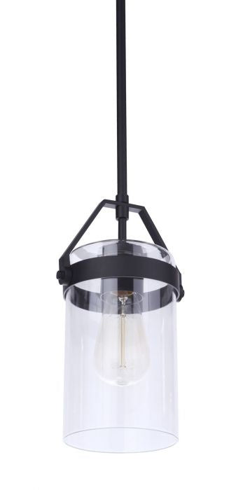 Franklin One Light Outdoor Pendant in Midnight