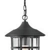 Freeport Coastal Elements LED Outdoor Lantern in Textured Black