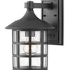 Freeport Coastal Elements LED Outdoor Lantern in Textured Black