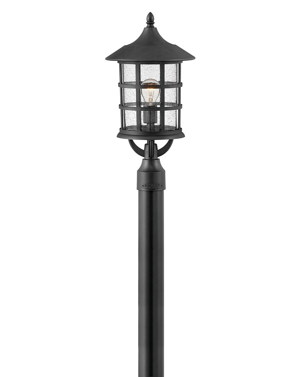 Freeport Coastal Elements LED Post Top or Pier Mount Lantern in Textured Black