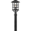 Freeport Coastal Elements LED Post Top or Pier Mount Lantern in Textured Black
