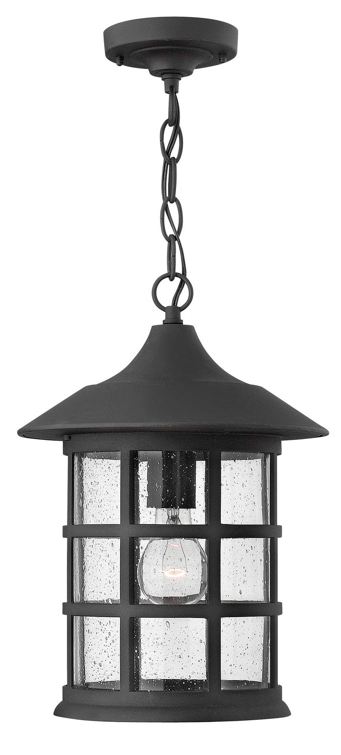 Freeport LED Hanging Lantern in Black