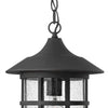 Freeport LED Hanging Lantern in Black