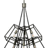 Fulton LED Foyer Pendant in Aged Zinc