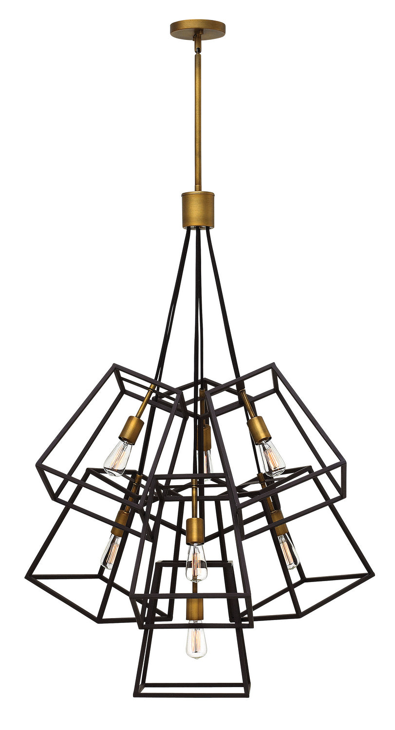 Fulton LED Foyer Pendant in Bronze