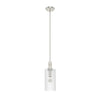 Gatz One Light Mini Pendant in Brushed Nickel