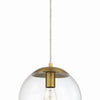 Gaze One Light Pendant in Satin Brass