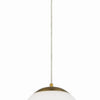 Gaze One Light Pendant in Satin Brass