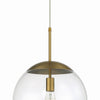 Gaze One Light Pendant in Satin Brass