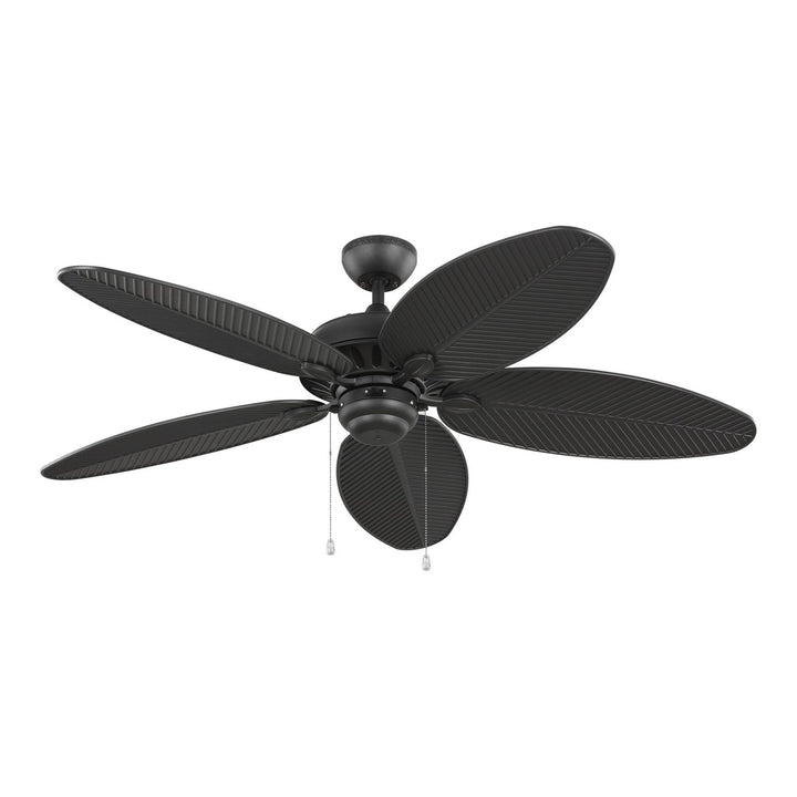 Generation Lighting Cruise 52'' Outdoor Pull Chain Tropical Ceiling Fan with Palm Leaf Blades