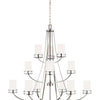 Generation Lighting. 12 Light Chandelier