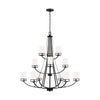 Generation Lighting. 12 Light Chandelier
