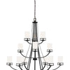 Generation Lighting. 12 Light Chandelier