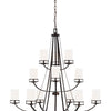 Generation Lighting. 12 Light Chandelier