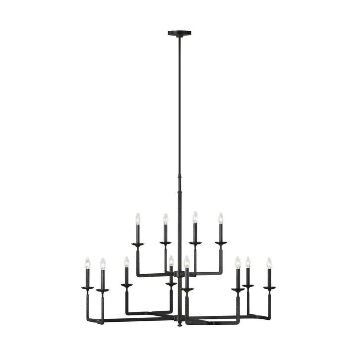 Generation Lighting. 12 Light Chandelier