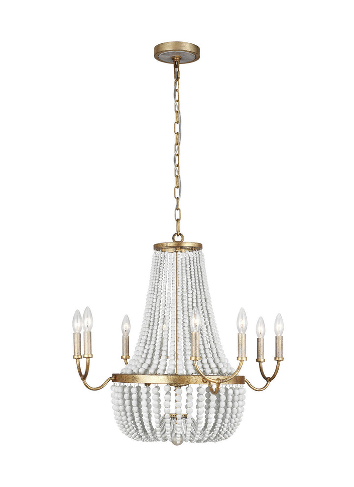 Generation Lighting. Eight Light Chandelier