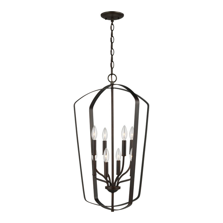 Generation Lighting. Eight Light Hall / Foyer Pendant