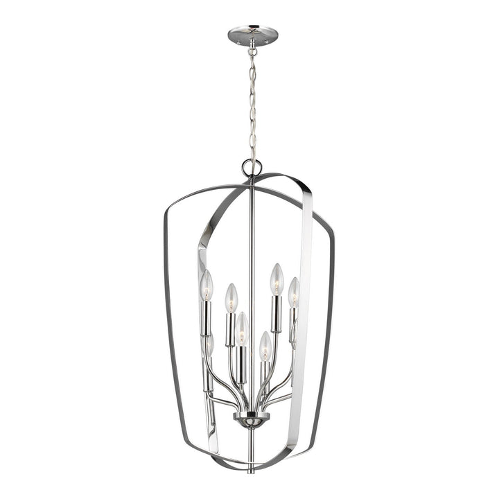 Generation Lighting. Eight Light Hall / Foyer Pendant