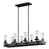 Generation Lighting. Eight Light Island Chandelier