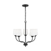 Generation Lighting. Five Light Chandelier