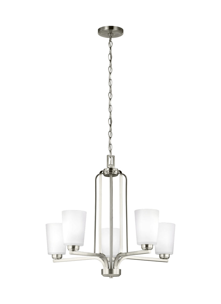 Generation Lighting. Five Light Chandelier