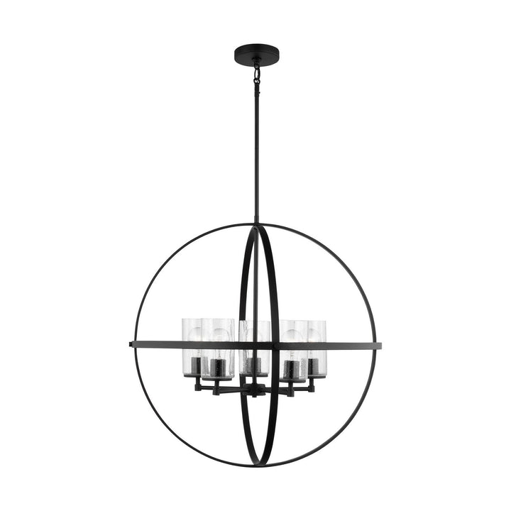 Generation Lighting. Five Light Chandelier