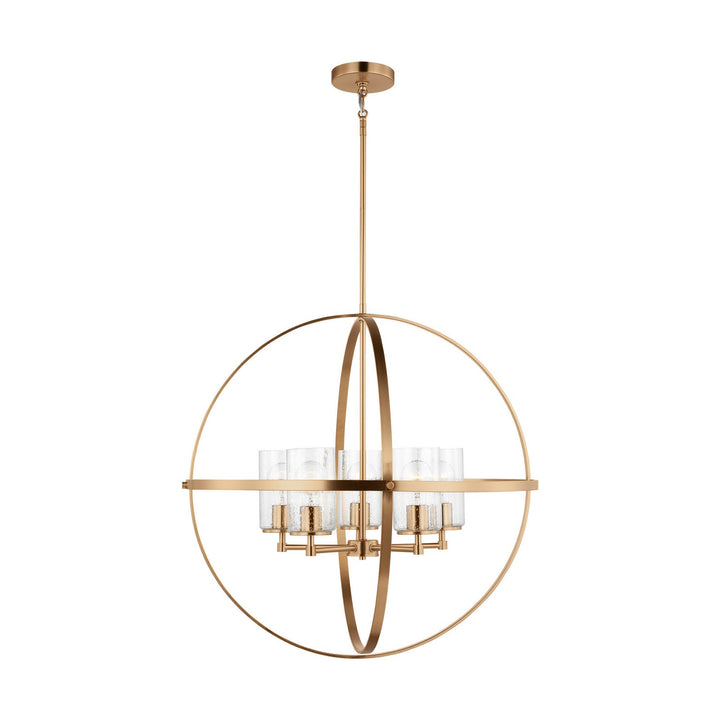 Generation Lighting. Five Light Chandelier