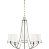 Generation Lighting. Five Light Chandelier