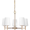 Generation Lighting. Five Light Chandelier