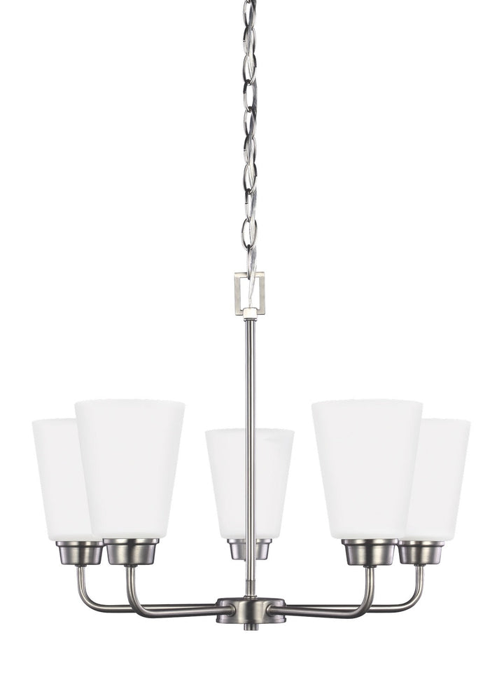 Generation Lighting. Five Light Chandelier