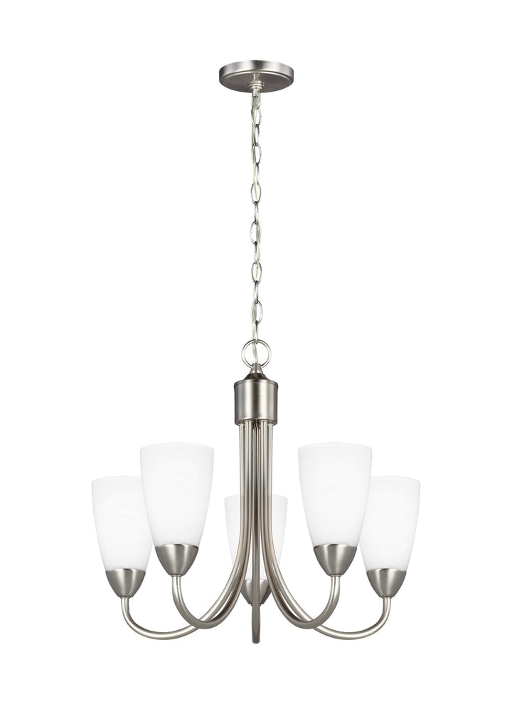 Generation Lighting. Five Light Chandelier