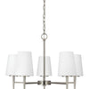 Generation Lighting. Five Light Chandelier