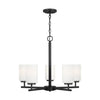 Generation Lighting. Five Light Chandelier