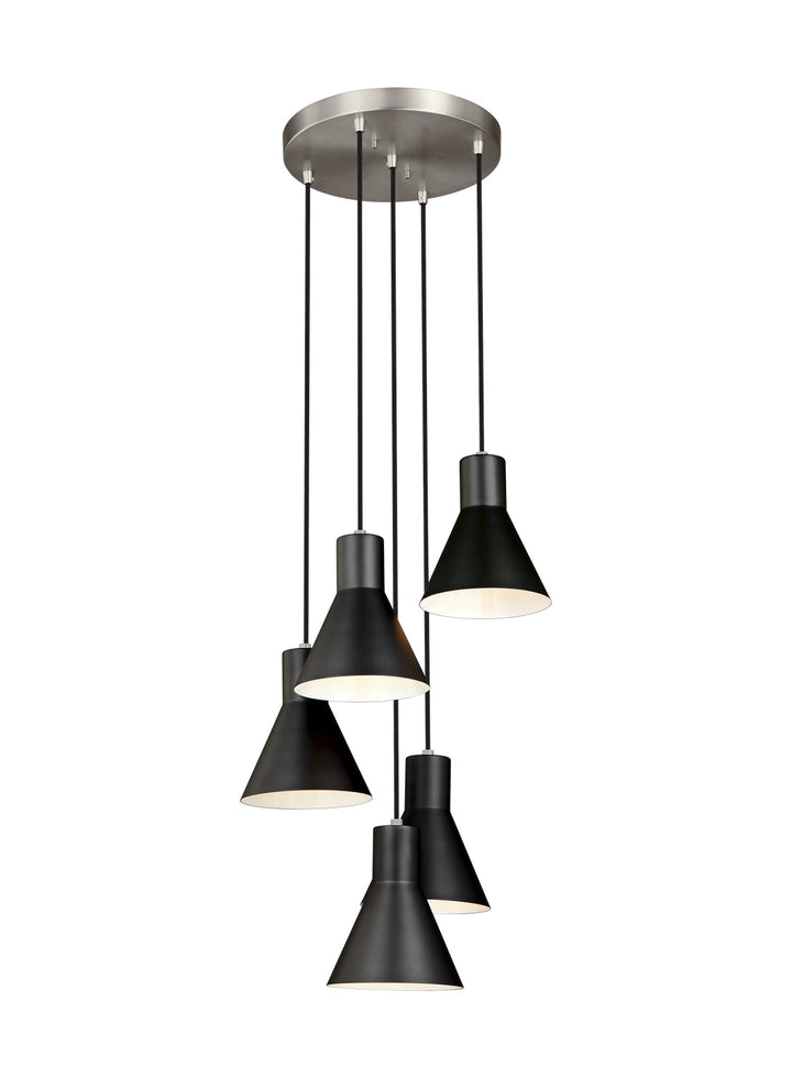 Generation Lighting. Five Light Cluster Pendant