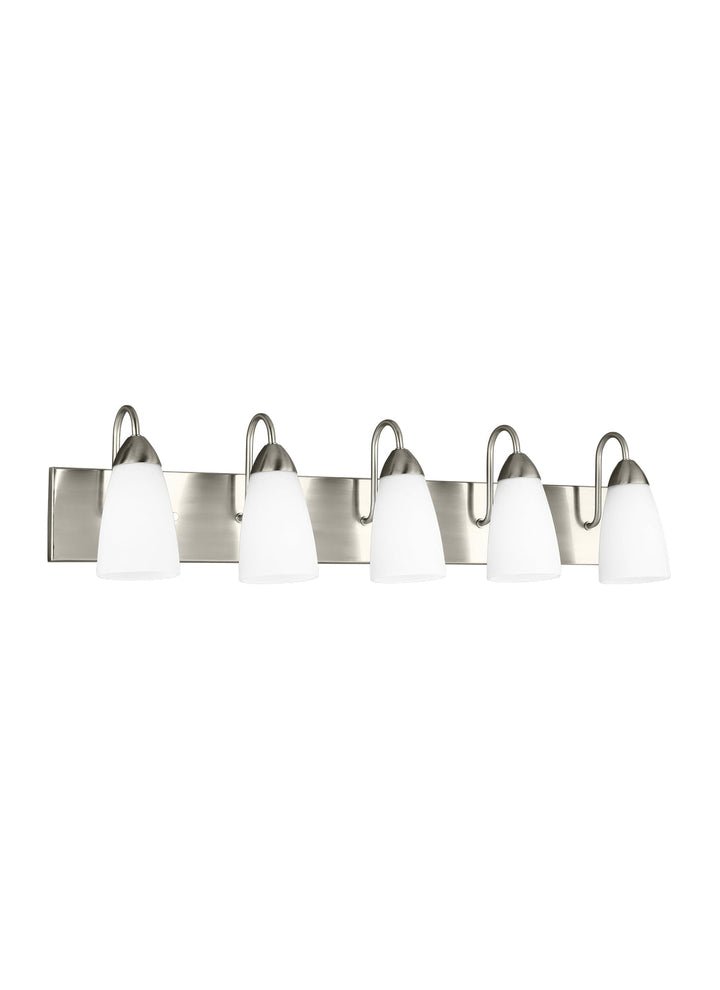 Generation Lighting. Five Light Wall / Bath