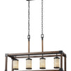 Generation Lighting. Four Light Island Pendant