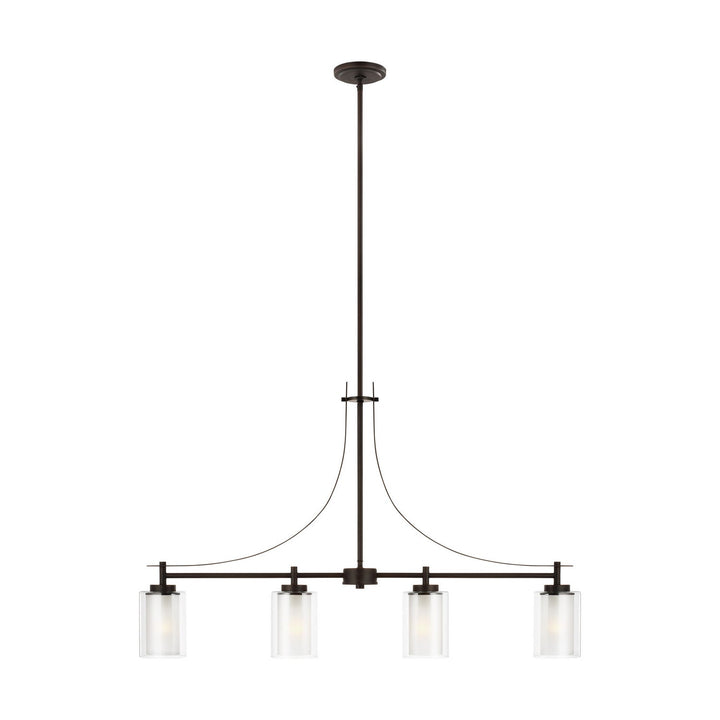 Generation Lighting. Four Light Island Pendant