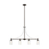 Generation Lighting. Four Light Island Pendant