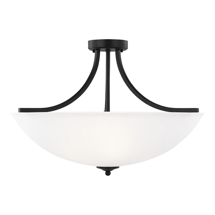 Generation Lighting. Four Light Semi-Flush Convertible Pendant