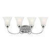 Generation Lighting. Four Light Wall / Bath