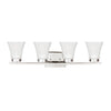 Generation Lighting. Four Light Wall / Bath