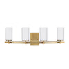 Generation Lighting. Four Light Wall / Bath