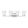 Generation Lighting. Four Light Wall / Bath