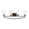 Generation Lighting. Four Light Wall / Bath