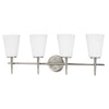 Generation Lighting. Four Light Wall / Bath