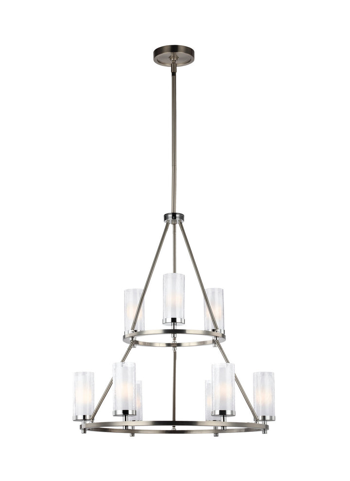 Generation Lighting. Nine Light Chandelier