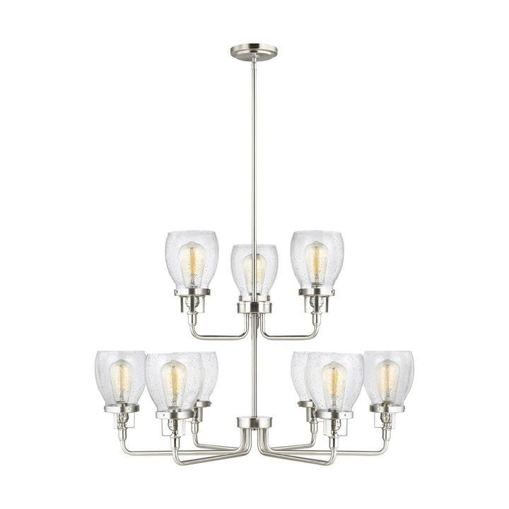 Generation Lighting. Nine Light Chandelier